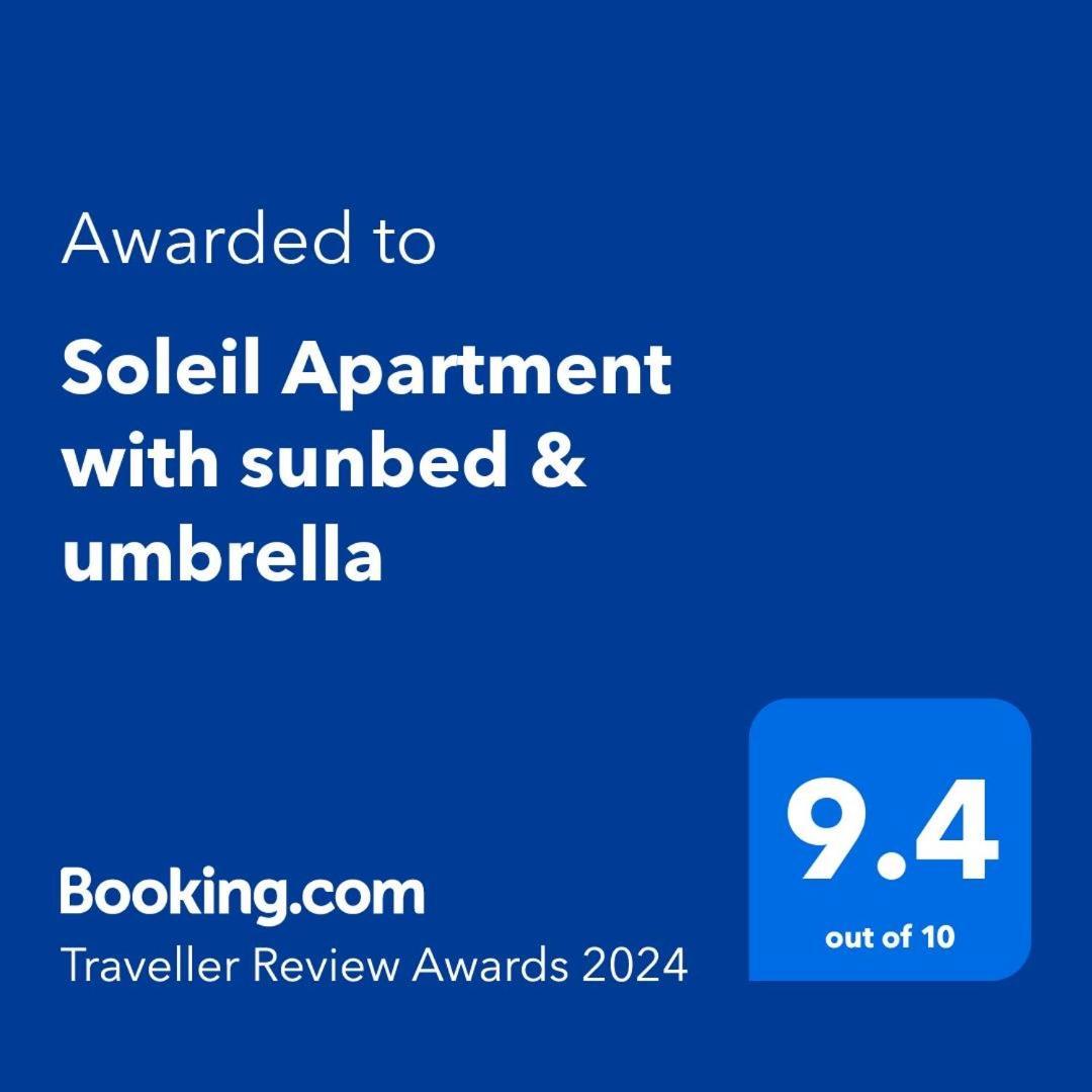 Soleil Apartment With Sunbed & Umbrella Vlorë エクステリア 写真